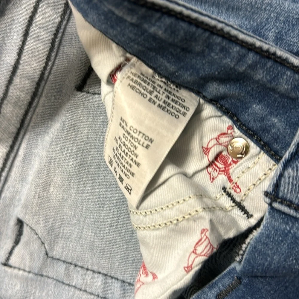 Halle Mid Rise Super Skinny True Religion Jeans - Picture 7 of 11